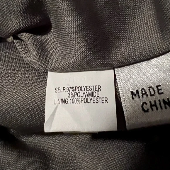 NWT KAY UNGER METALLIC SILVER TAILORED SHEATH COCKTAIL DRESS SIZE 6 - Picture 10 of 13